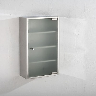 High Quality Waterproof Storage Bath Room Wall Hanging Vanity Mirror Cabinet Stainless Steel Bathroom Cabinet